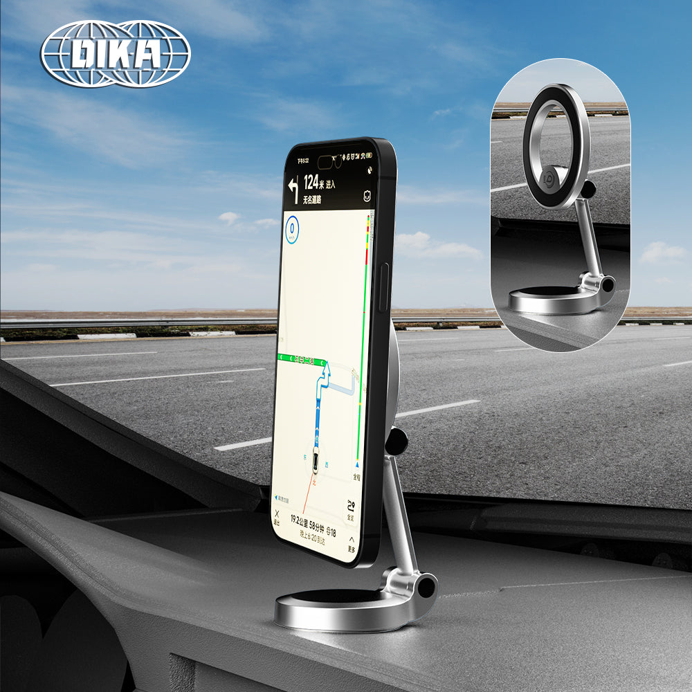 Metal magnetic car phone holder D12201