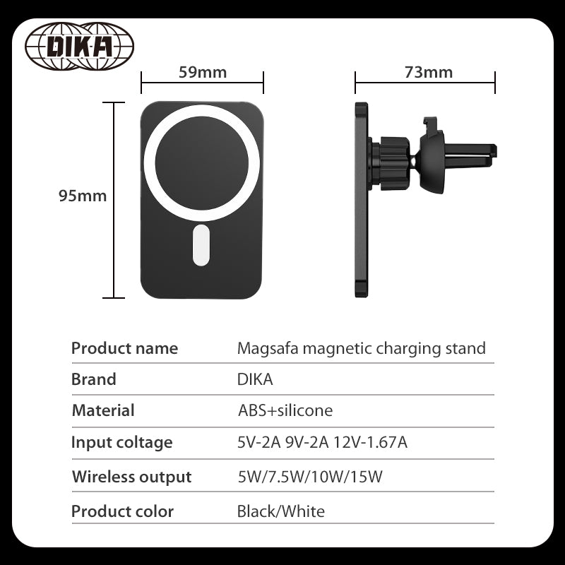 Magsafa magnetic charging mobile phone holder D1613