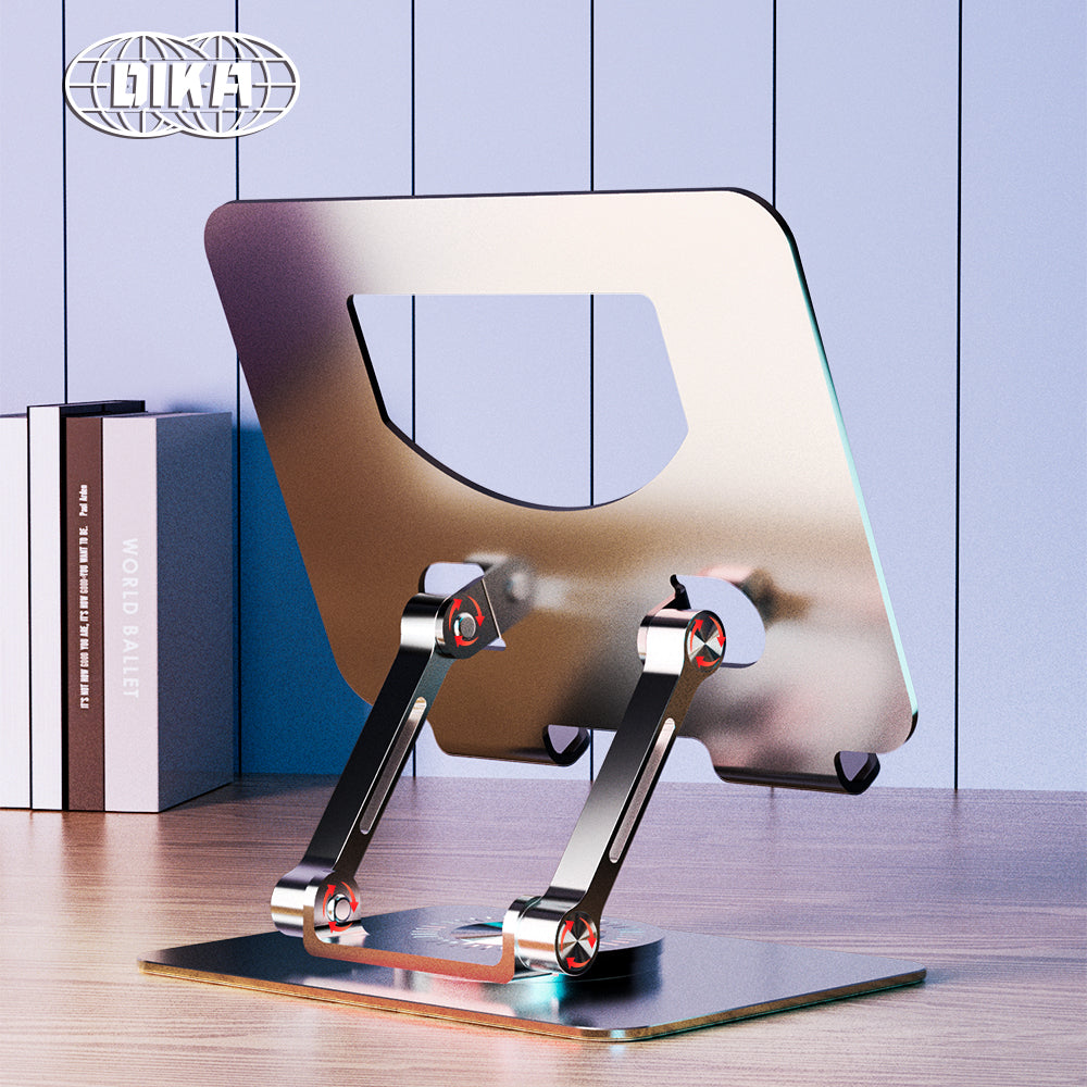 Folding rotatable tablet stand D2815