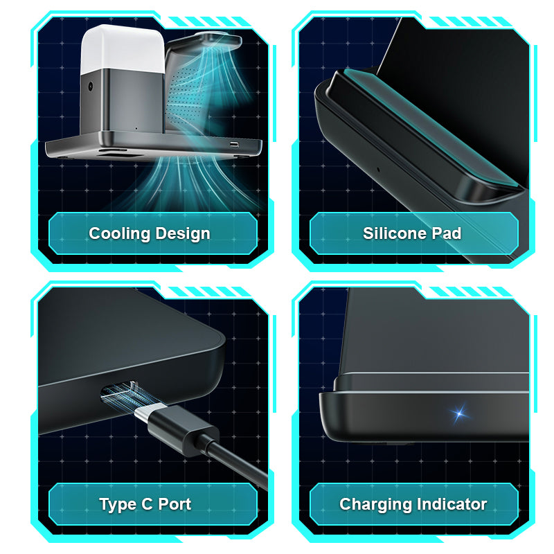 6-in-1 desktop charging stand D1810