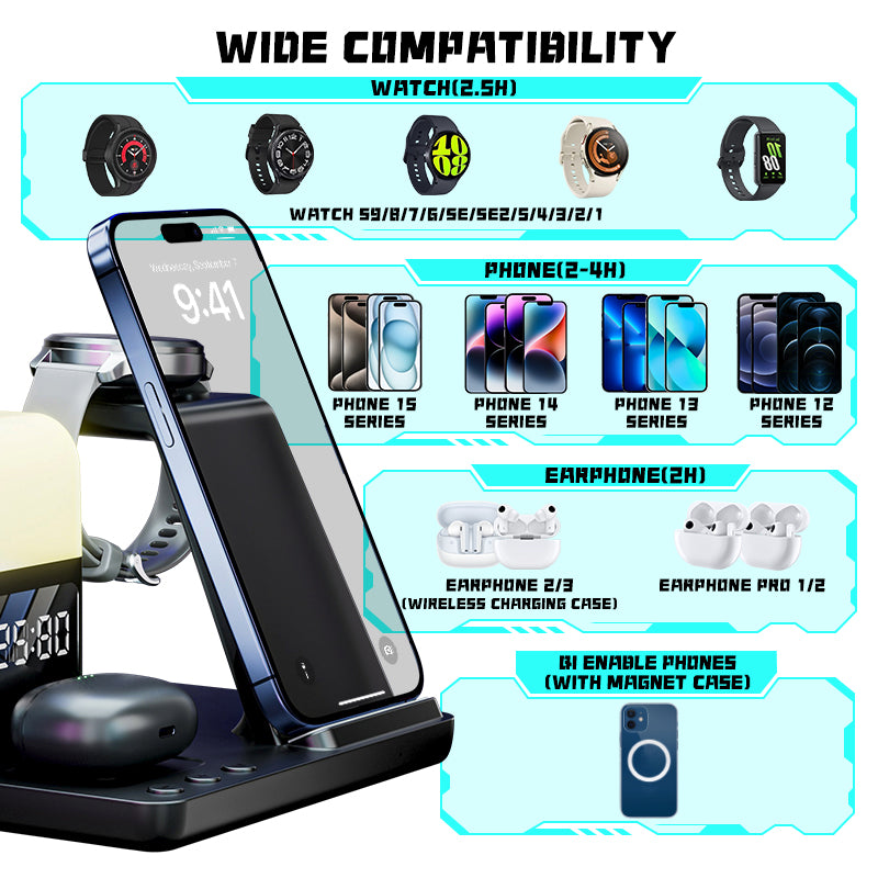 6-in-1 desktop charging stand D1810