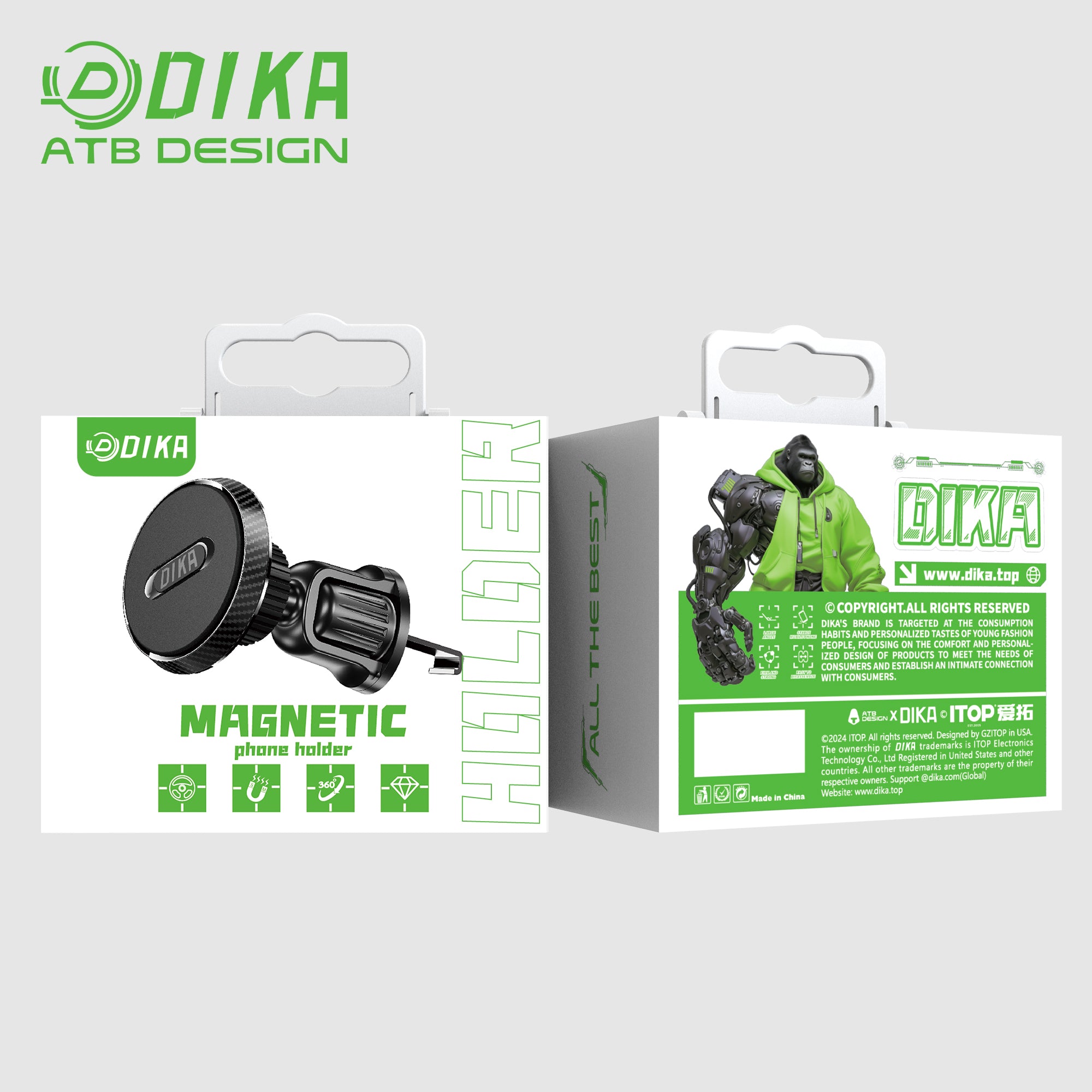 Round magnetic phone holder DHC003