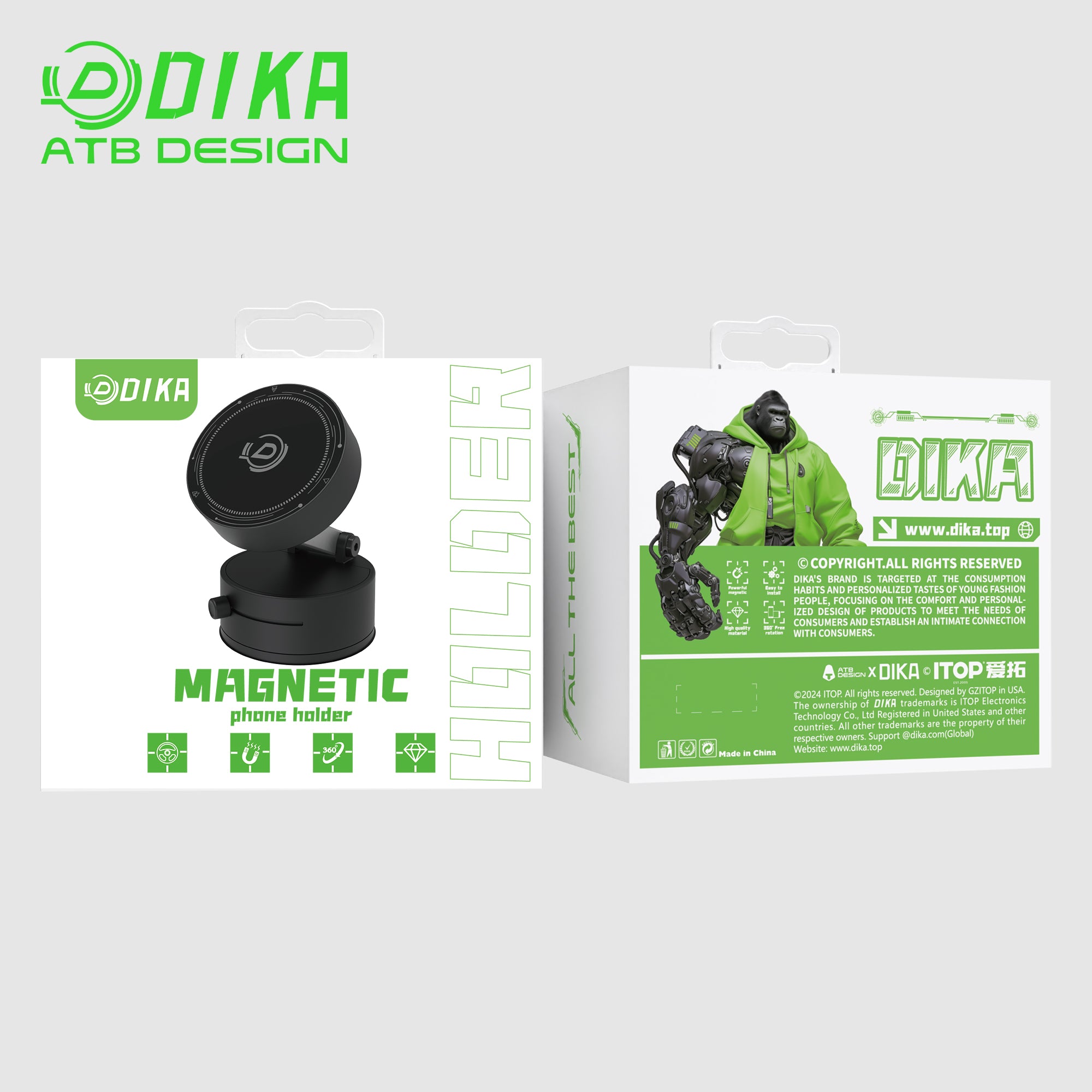 Double sided vacuum magnetic support  DHC010