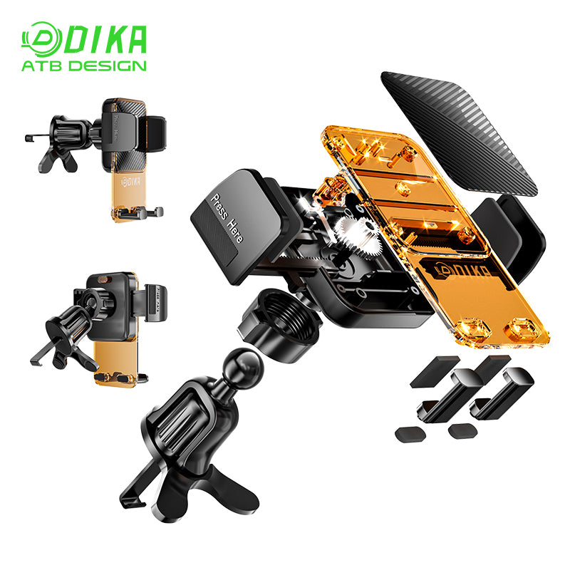 Transparent mobile phone clamp DHC001