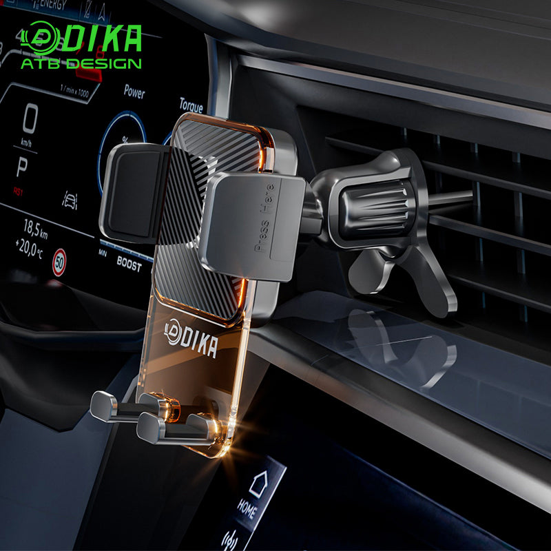 Transparent mobile phone clamp DHC001