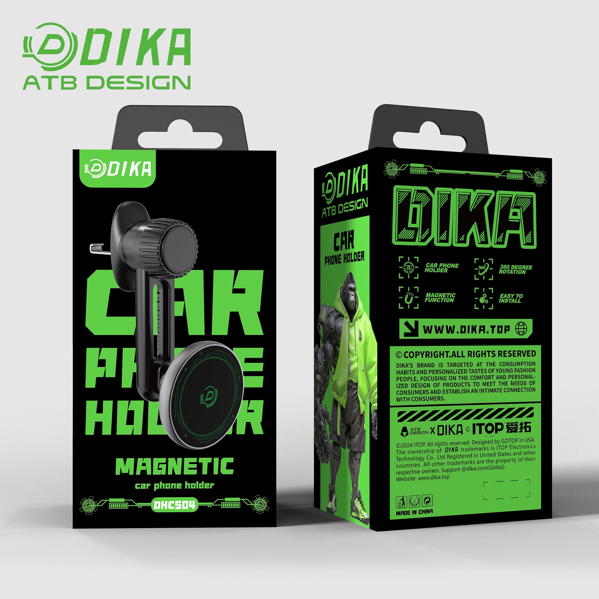 Car mounted central control screen magnetic bracket  DHC504