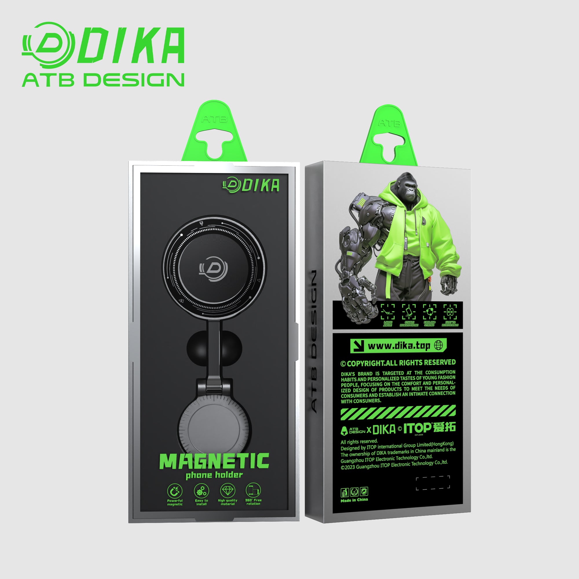 Zinc alloy damping rotating car bracket DHC801