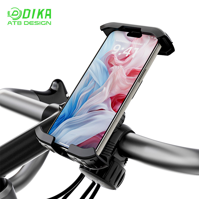 Single pull bicycle cell phone holder -Plastic structure DHY002