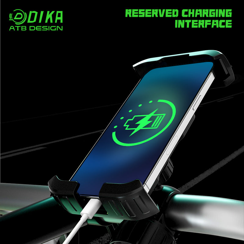 Single pull bicycle cell phone holder -Plastic structure DHY002