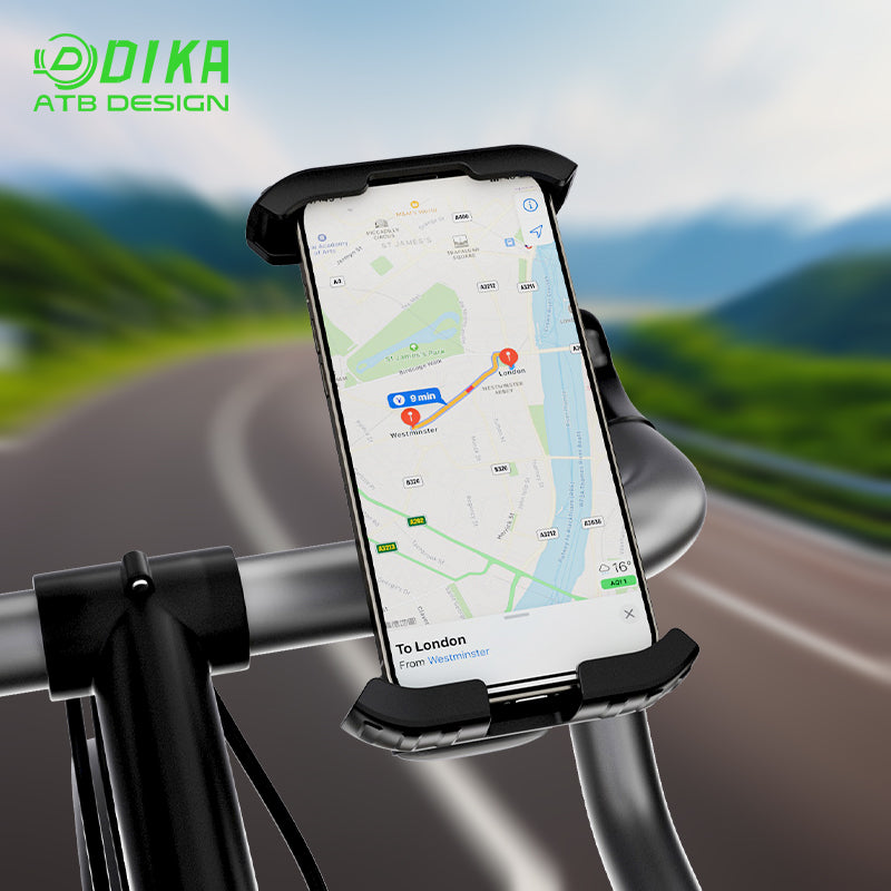 Single pull bicycle cell phone holder -Plastic structure DHY002