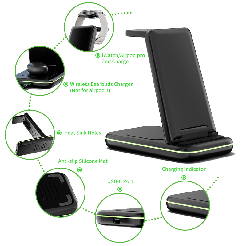 3-in-1 wireless charger DZ810