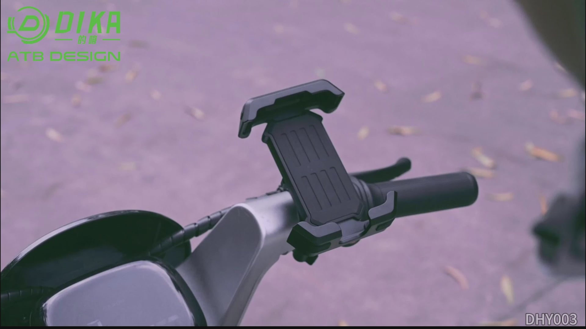 Two-way linkage bicycle mobile phone bracket  DHY003